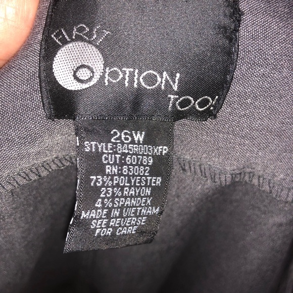 Grey calf-length trousers - Picture 4 of 5